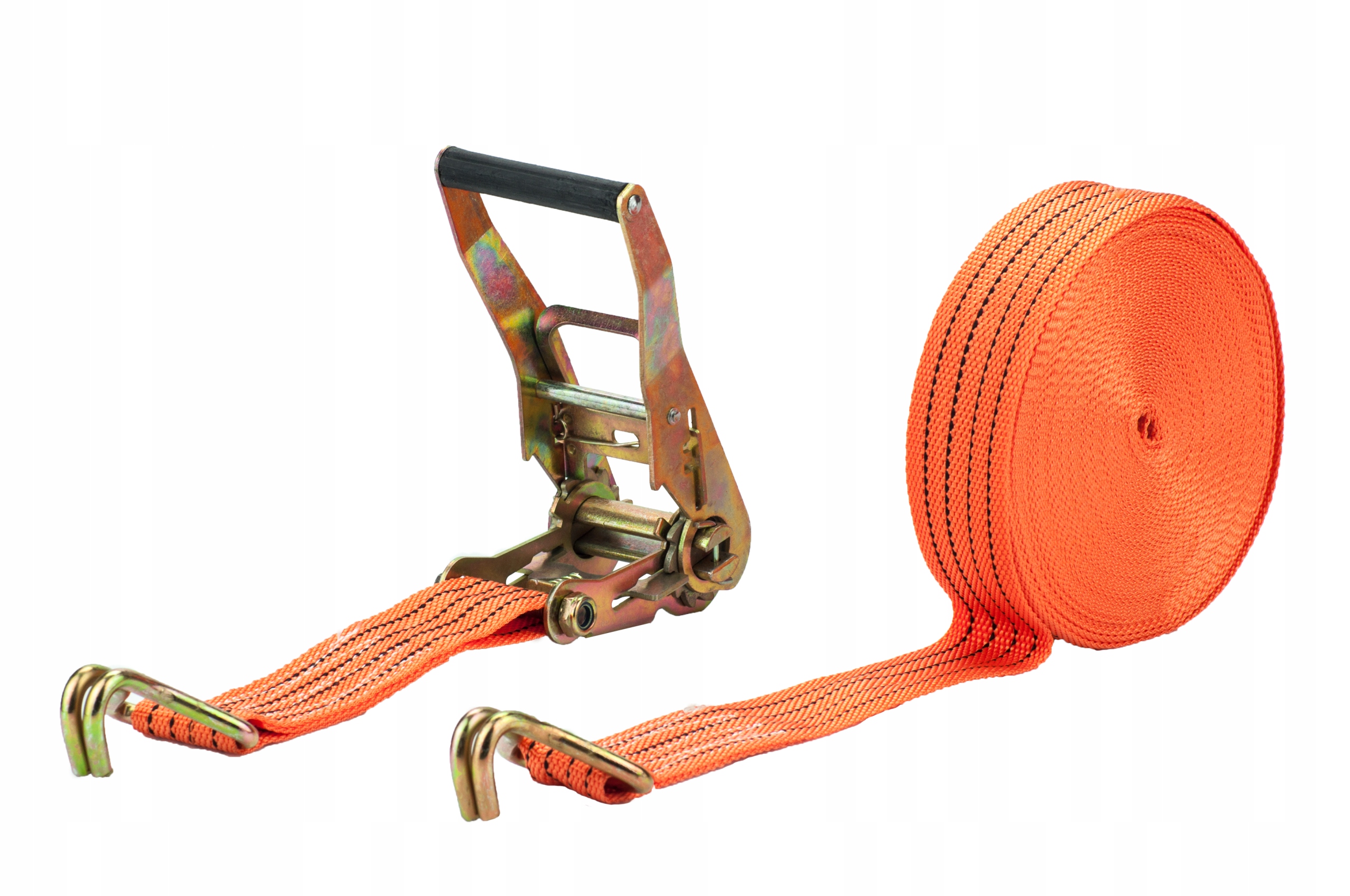 PAS TRANSPORTOWY MOCUJĄCY Z NAPINACZEM + HAK 6M