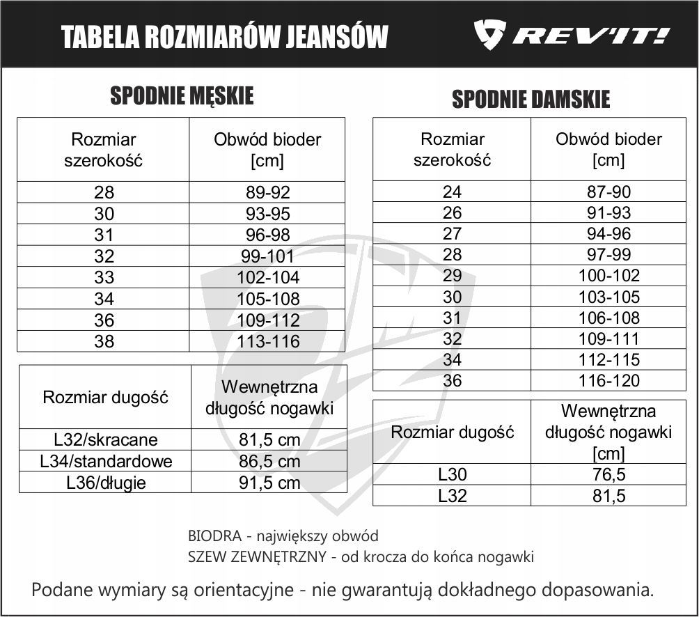 Rev'it Victoria SF - Jeansy motocyklowe 31 32 Numer katalogowy producenta FPJ037-6212/31