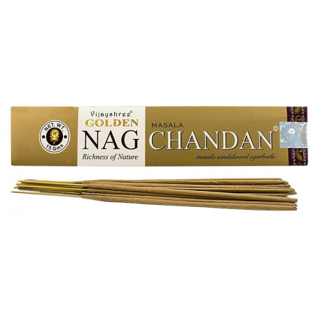 

Kadzidełka Golden Nag Chandan Sandałowiec 15g