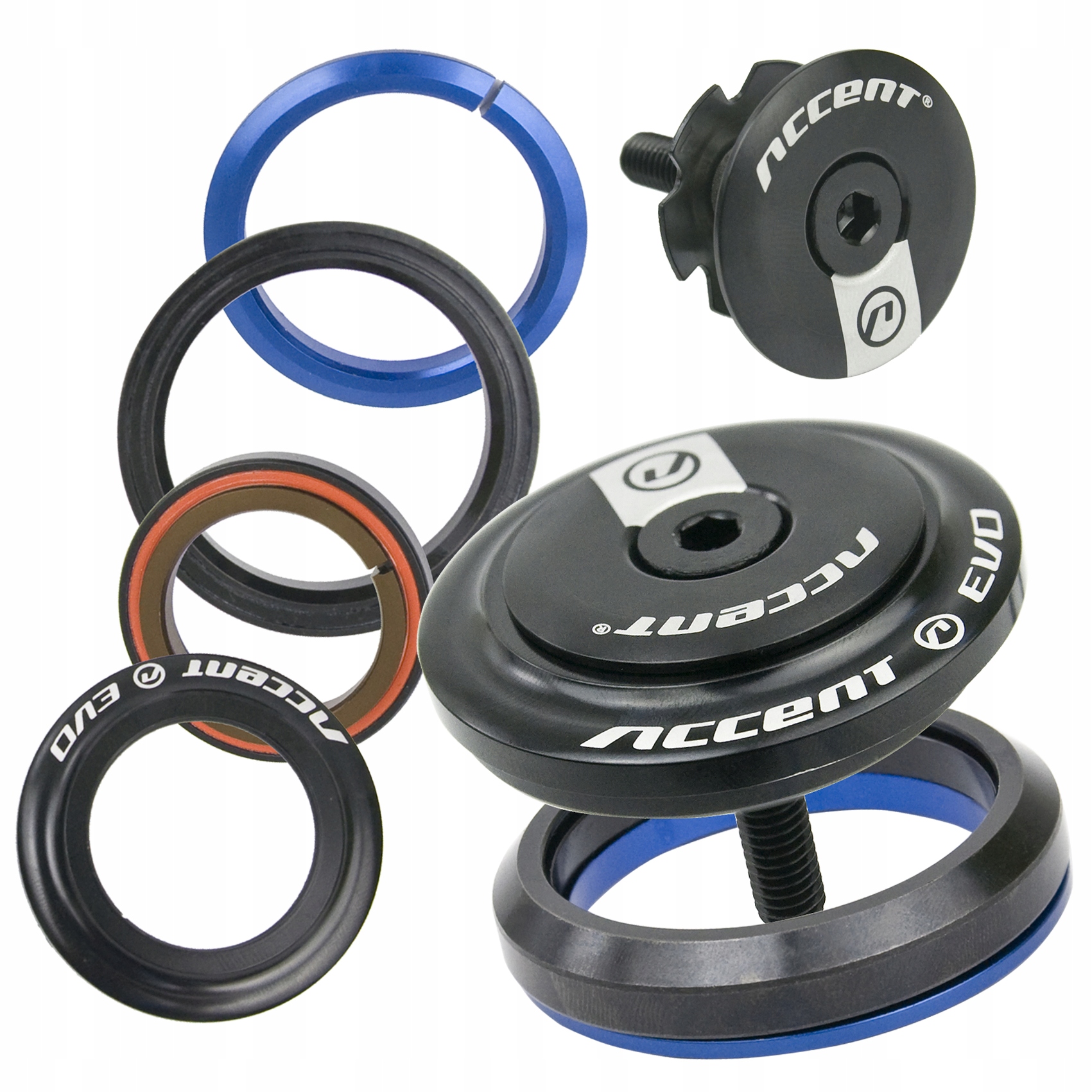 Stery zinteg. HI-EVO Taper 1-1/8''-1.5'' IS42/IS52