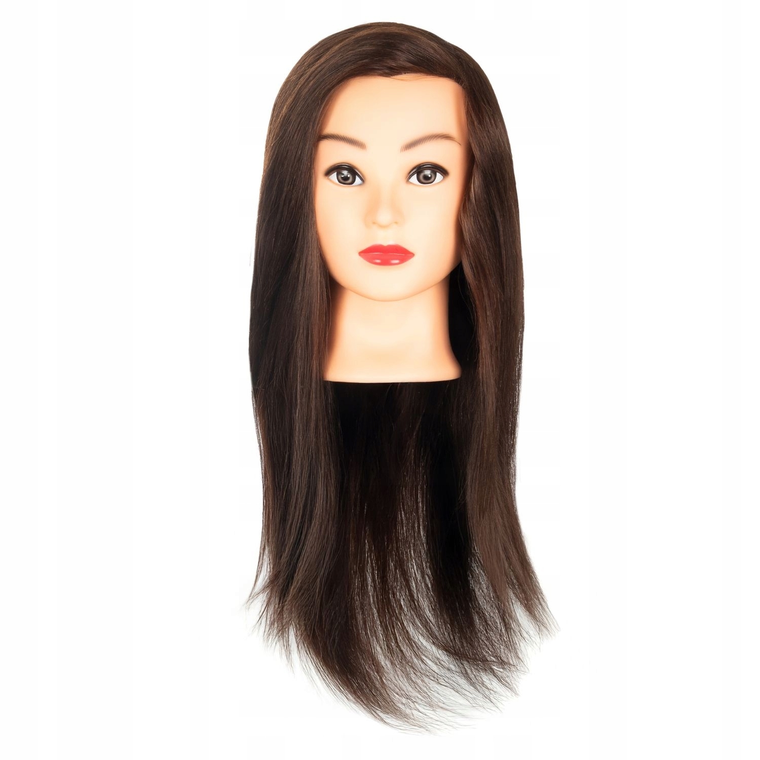 Głowa Fryzjerska Damska Toto Hair Treningowa Do Czesania 45 CM Statyw