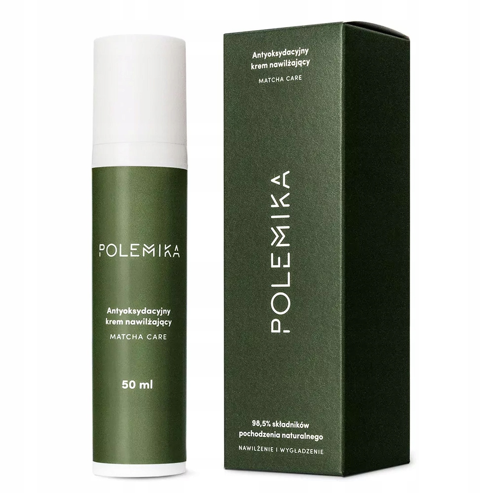 Polemika Antyoksydacyjny Krem Nawilżający Matcha
