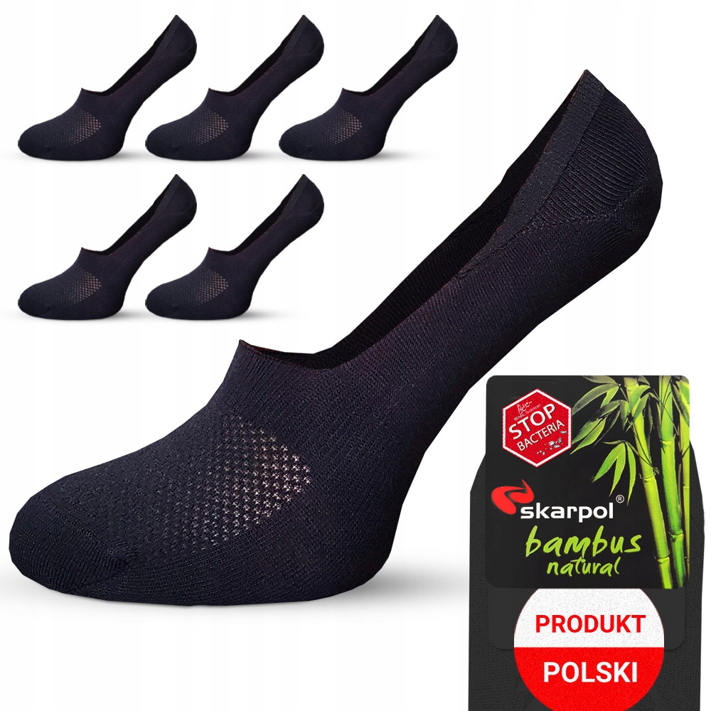 

Skarpety męskie stopki Bambusowe mikro *45-47