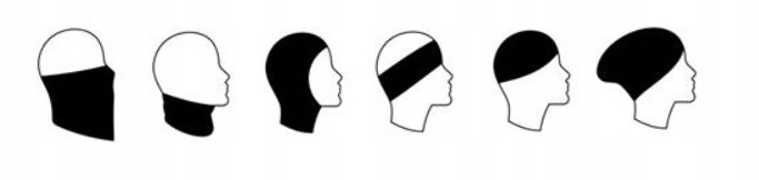 Chusta wielofunkcyjna BUFF ECOSTRETCH MICOR 132431/901 grafit Rozmiar uniwersalny