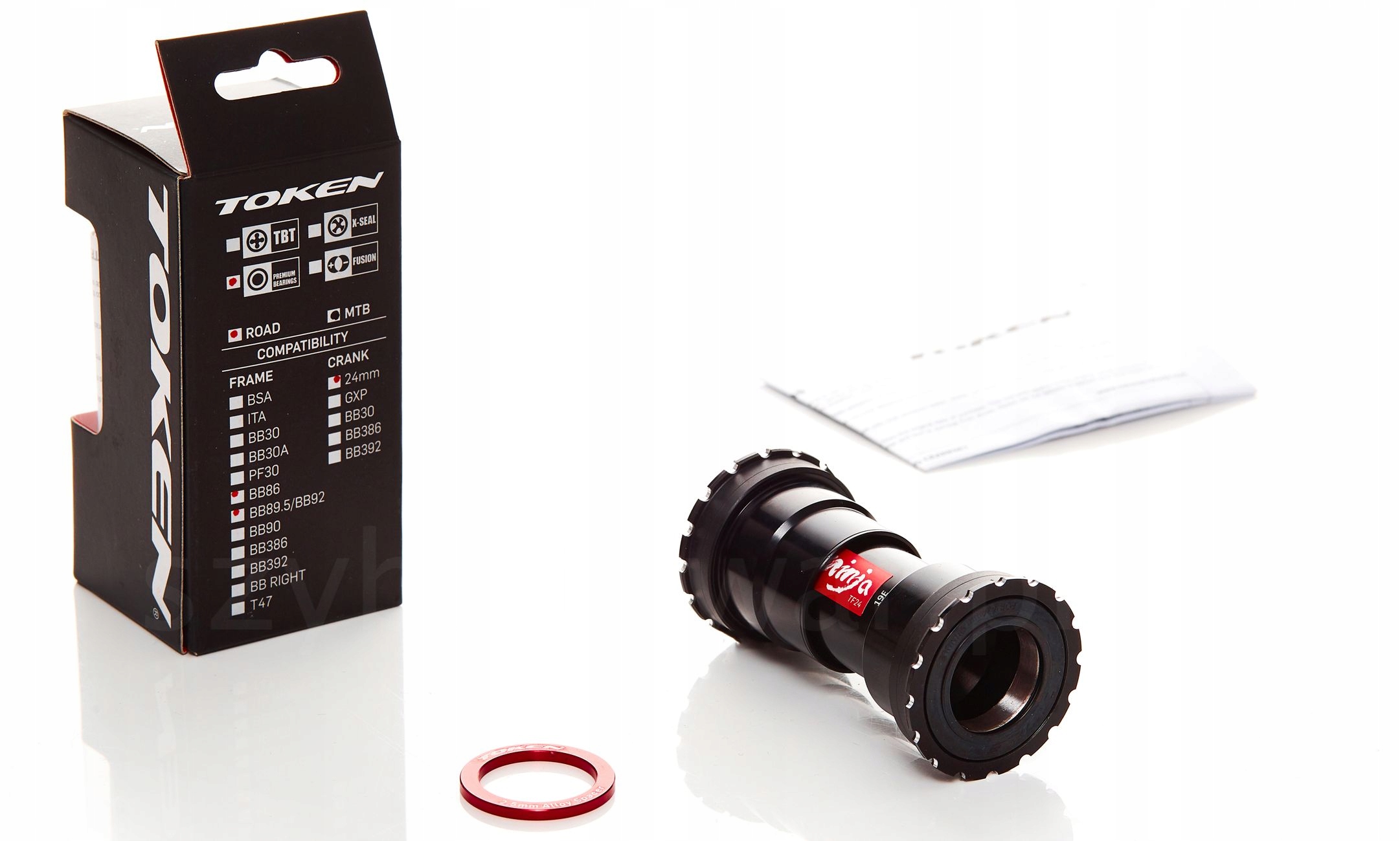 

Łożyska Suportu Suport Token Ninja BB841T-41