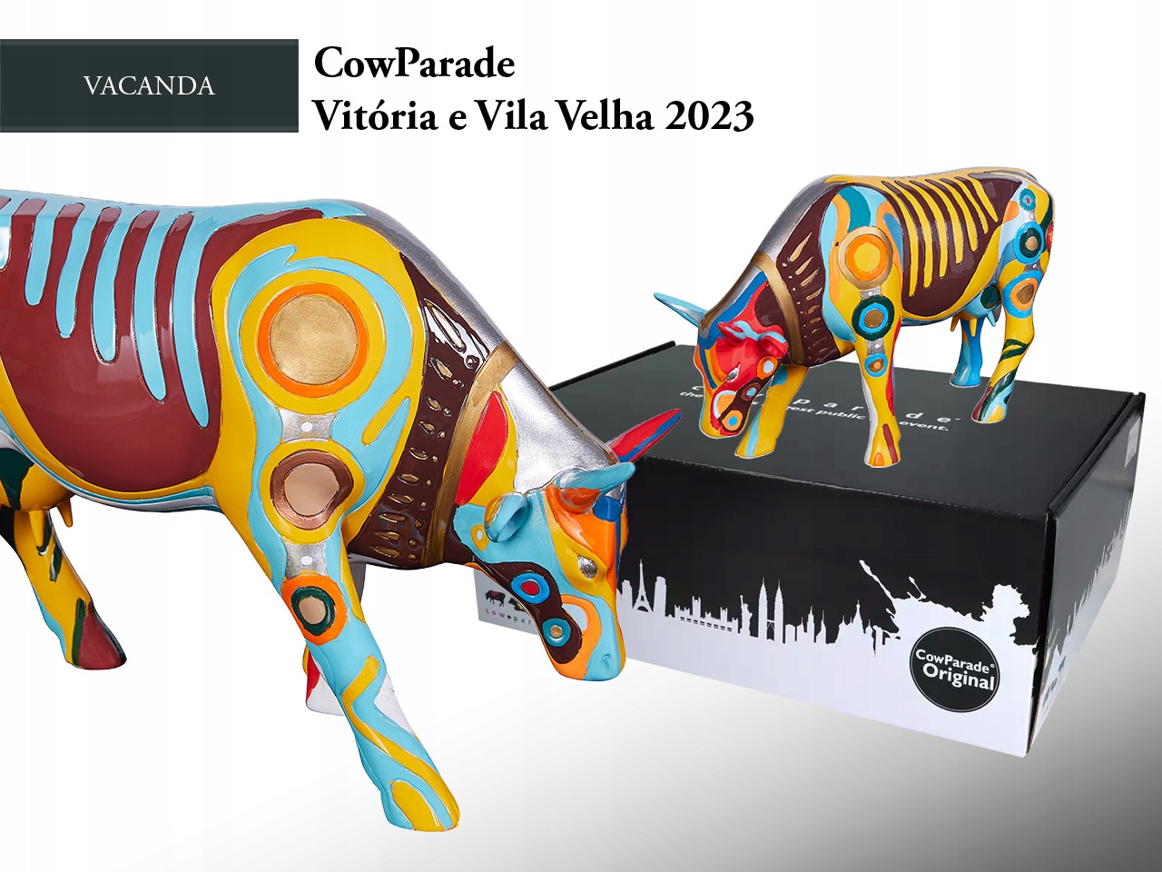 Figurka Krowa Cowparade Vacanda Andre Felix Kolekcjonerska