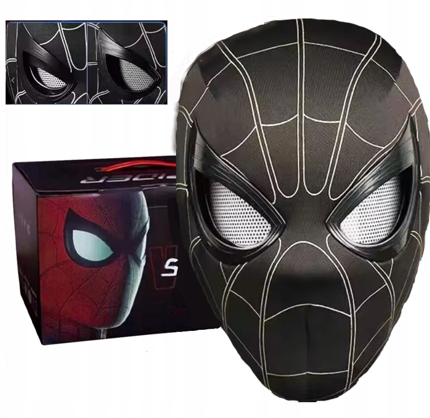 Маска Человека-паука глаза подвижные супер герой маска косплей дети / взрослые