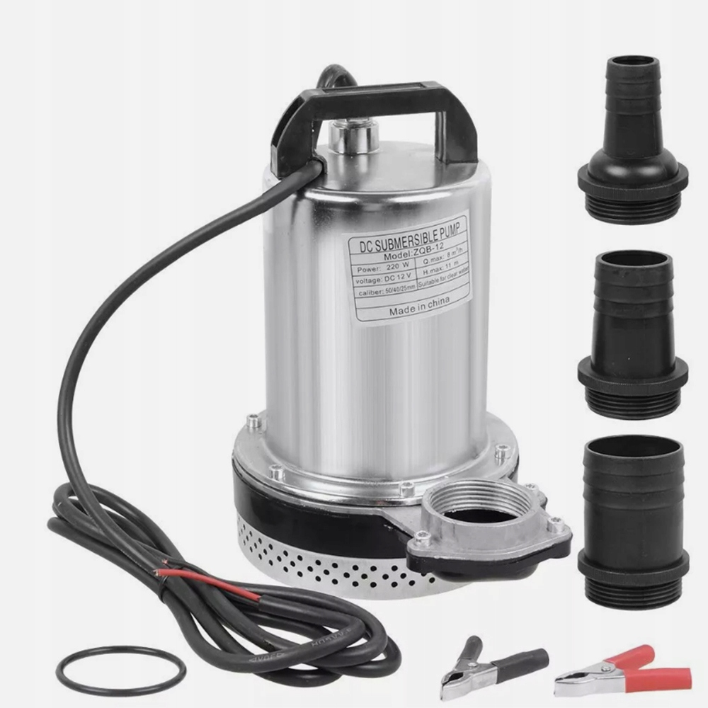 Ponorné Čerpadlo 12V Membránové Horní Čerpadlo Pro Vodu Do Ponorné Studny 220W