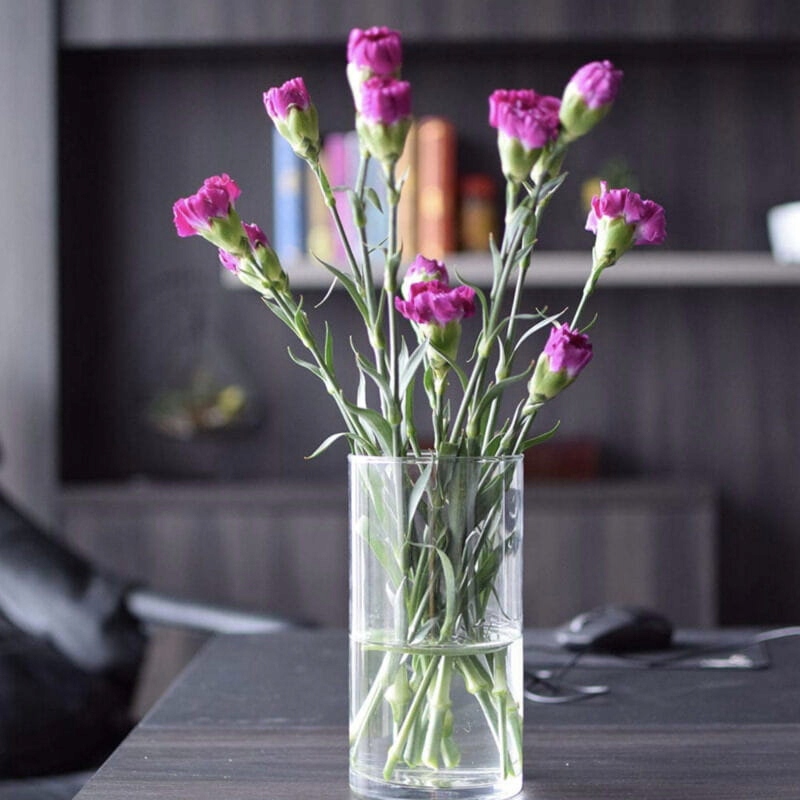 Wazon Szklany Cylinder 60cm fi 10cm Kolor przezroczysty