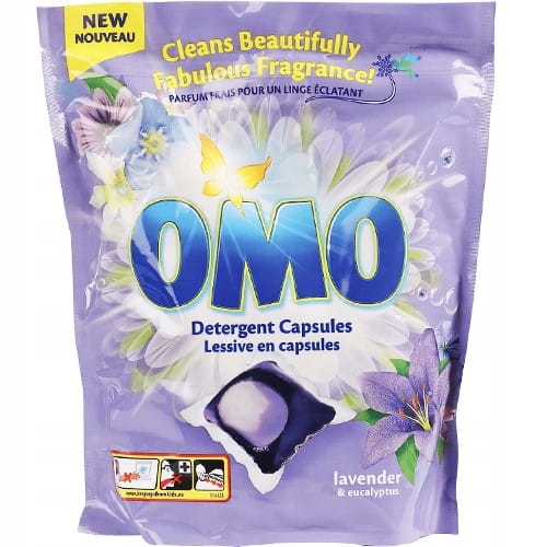 Levně Kapsle na praní Omo Lavender & Eucalyptus 42p 840 g