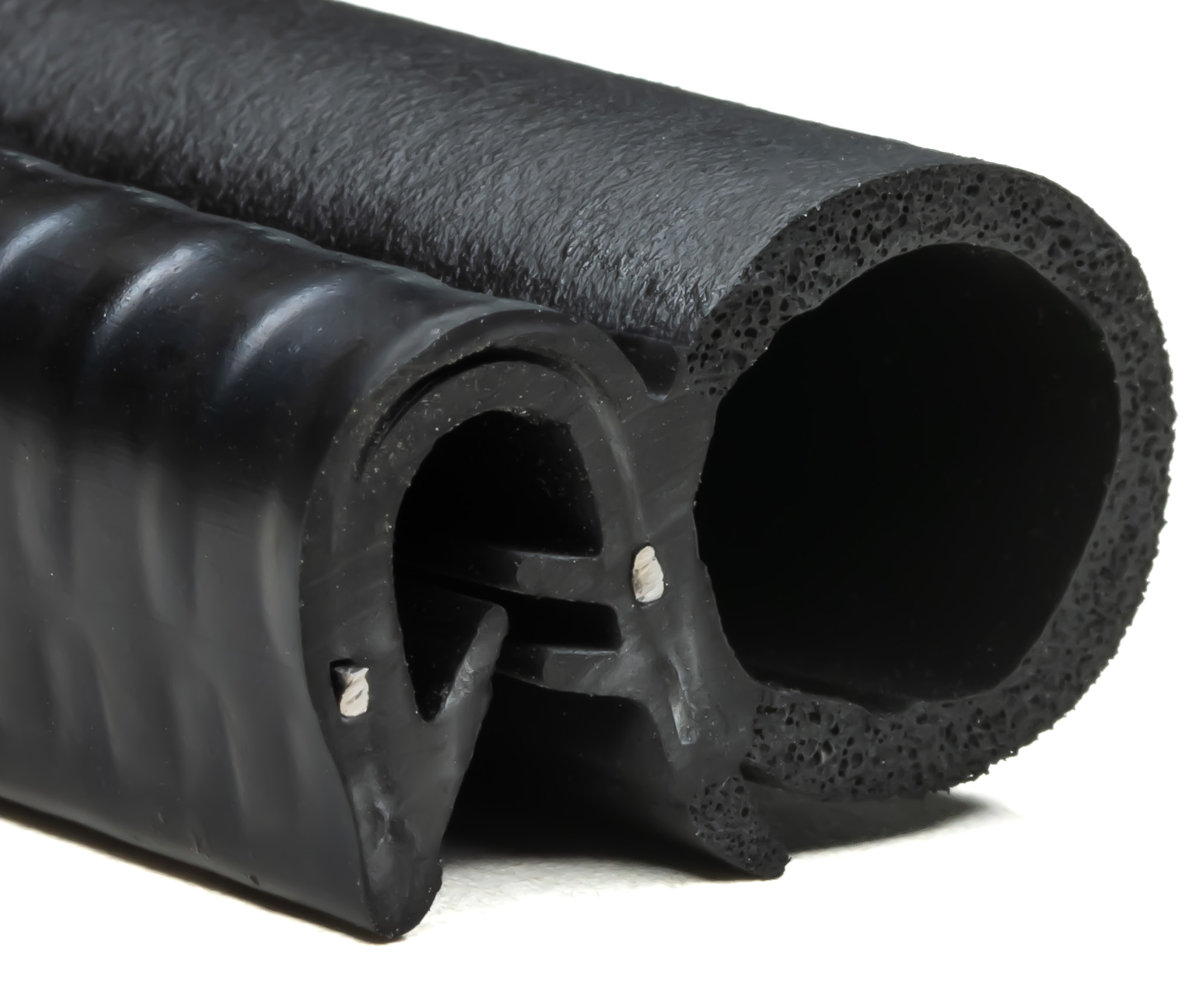 Uszczelka T-10 BOCZNA KRAWĘDZIOWA ZBROJONA T10 CZARNA 1 mb