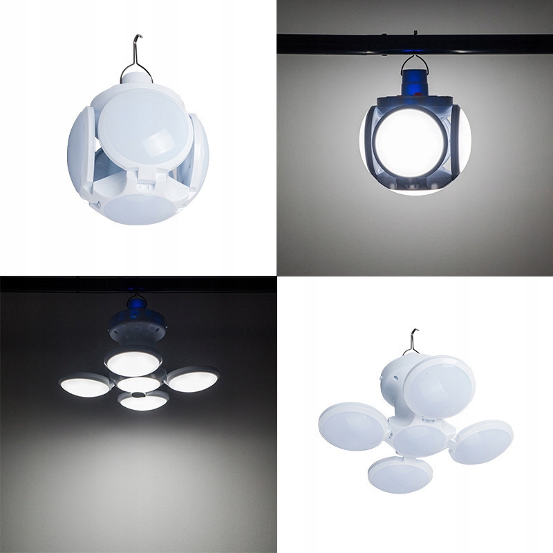 LAMPA LATARKA KEMPINGOWA LED SOLARNA USB BATERIE Moc 10 W