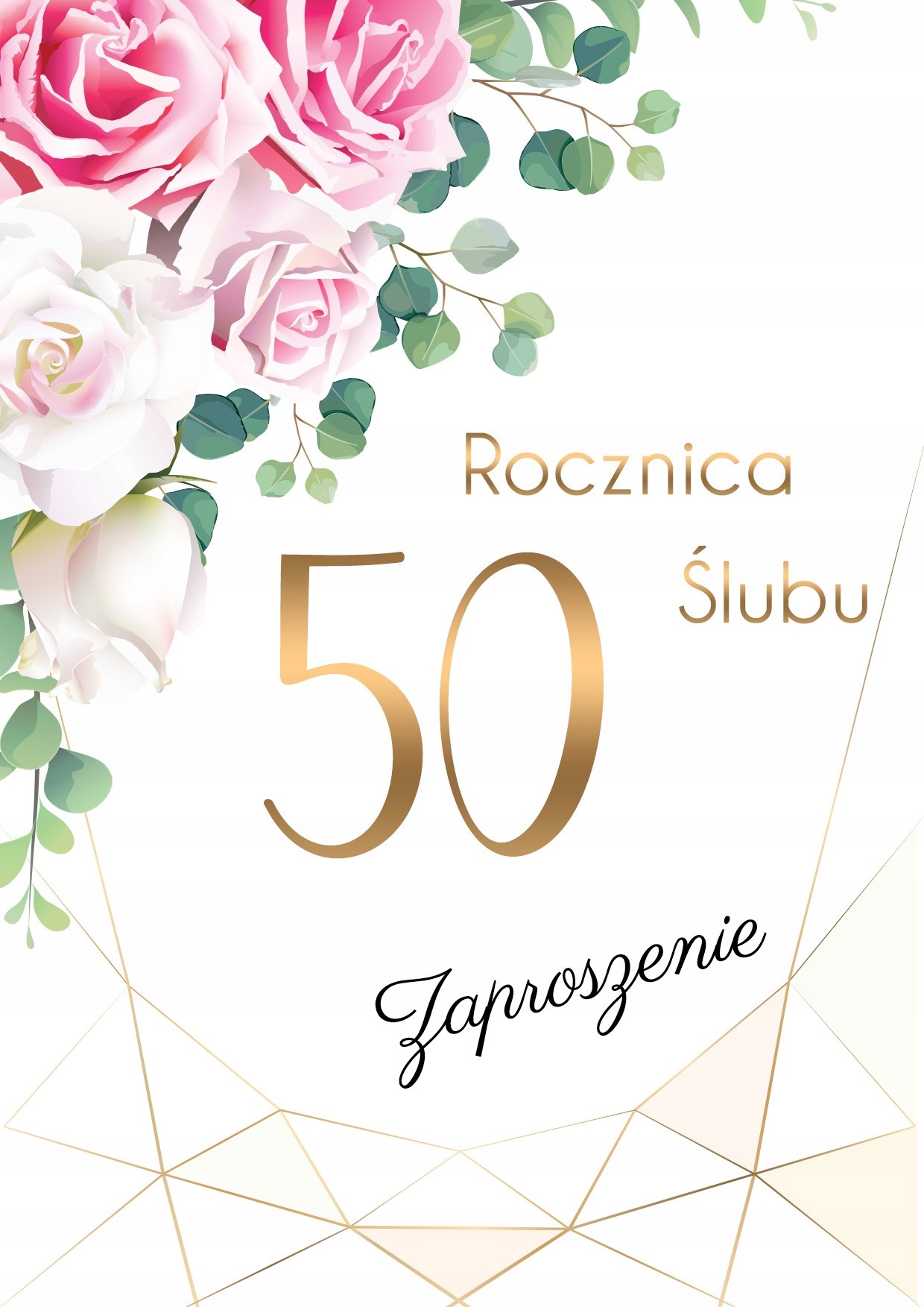 ZAPROSZENIE NA ROCZNICĘ ŚLUBU - Kwiatowe Szaleństw