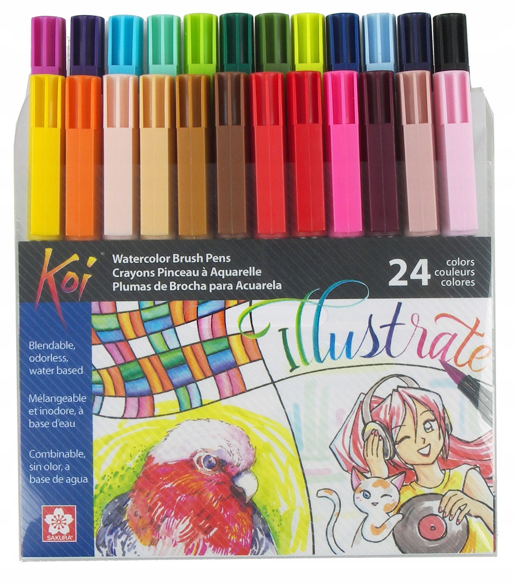 Sakura Koi Color Brush Fixy 24 barev