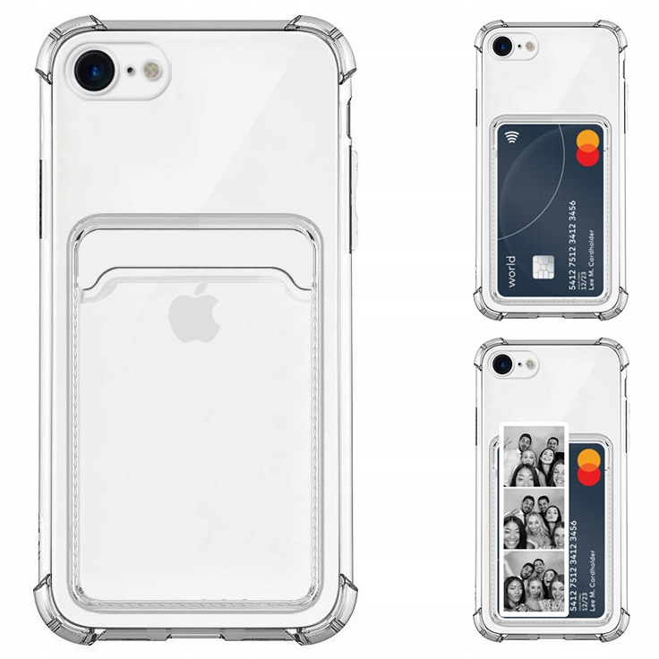 

Etui Case Kieszeń na Kartę do iPhone 7+ 8+