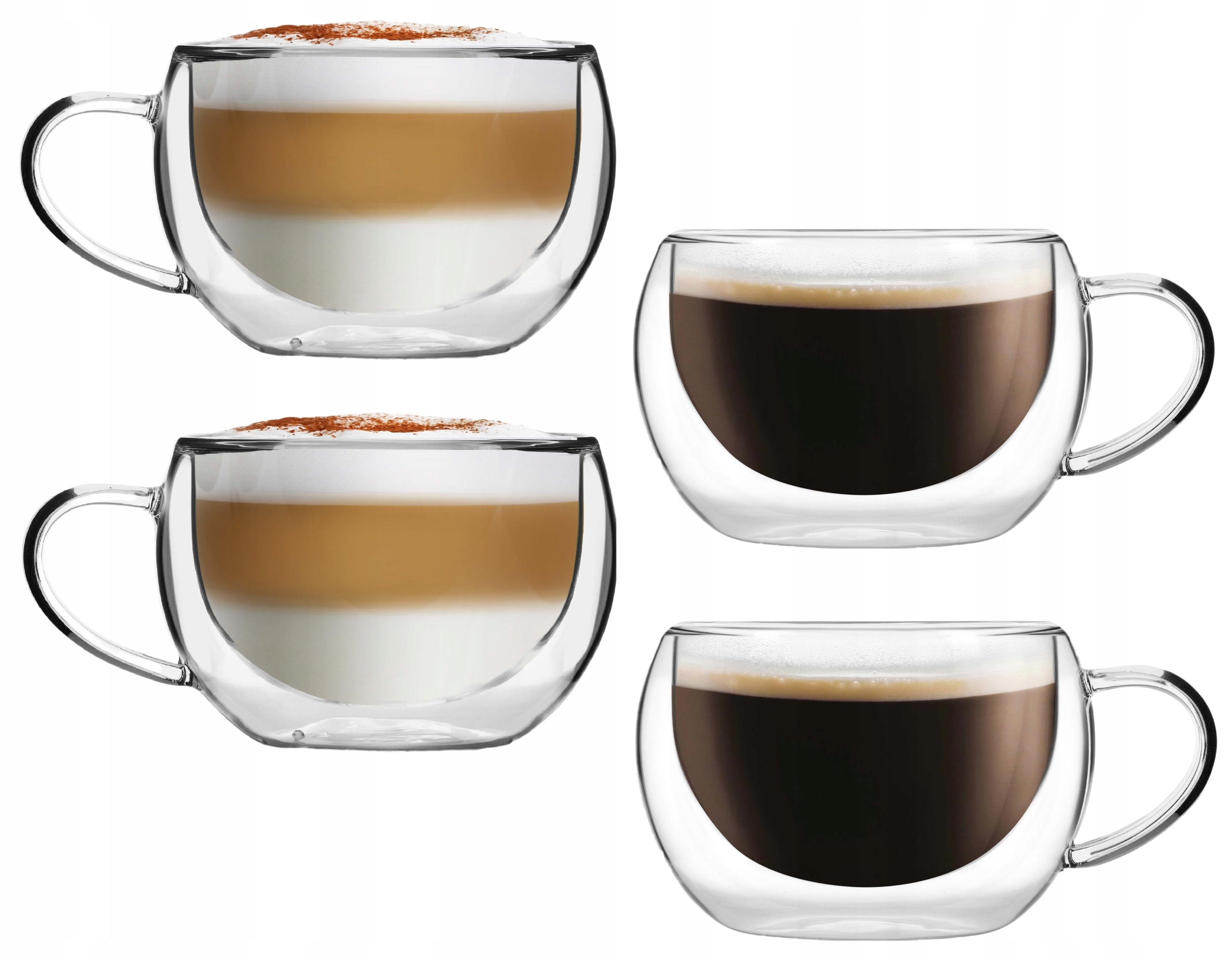 

Szklanki 4 Termiczne Kawy Herbaty Latte Bolla 300