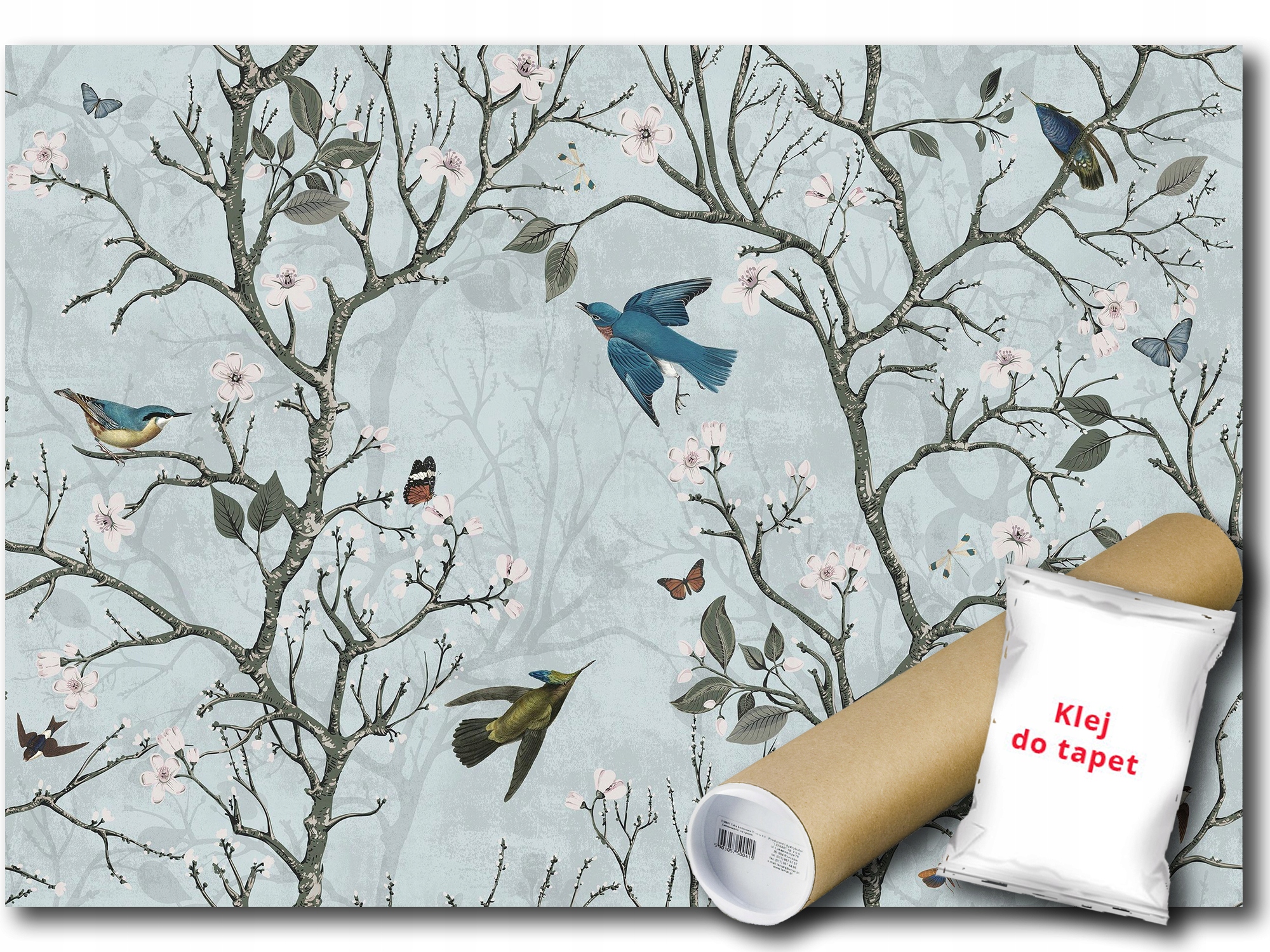 Vinylová Fototapeta Vtáky Strom Grafika 368x254