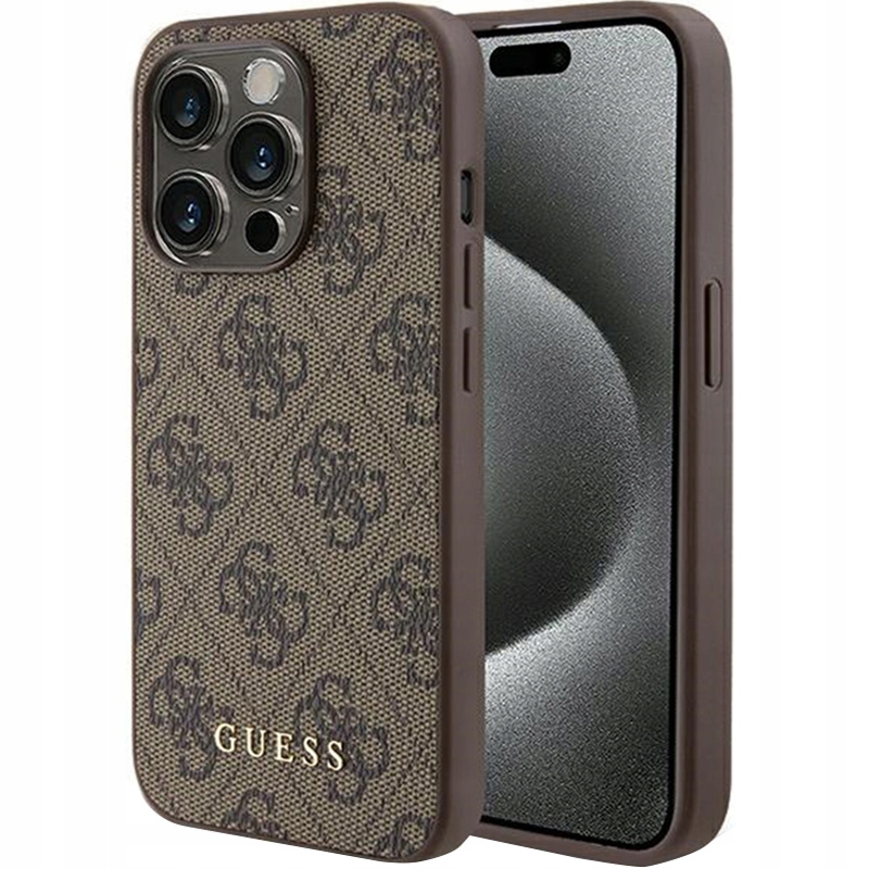 Pouzdro Guess pro iPhone 15 Pro, vzorované, elegantní, módní, obal pouzdro