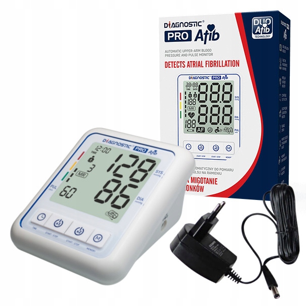

Diagnostic Pro Afib ciśnieniomierz ,zasilacz, etui