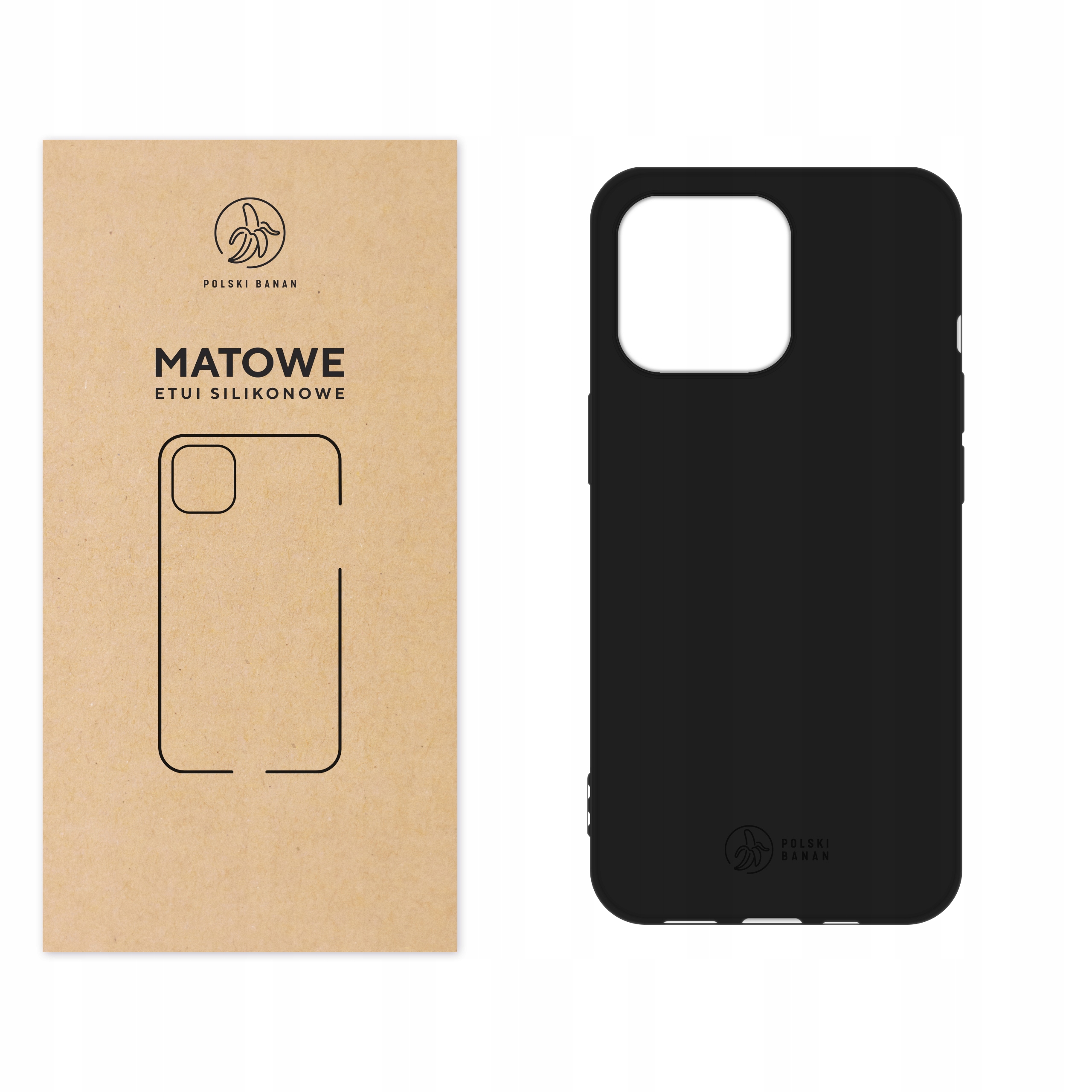 

Etui Matowe do iPhone 13 Pro czarne