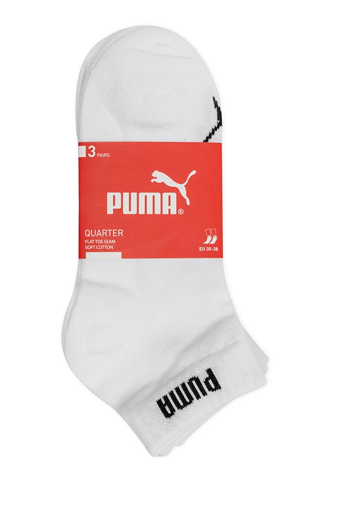 Skarpety PUMA QUARTER białe 6pack 35-38 oryginalne skarpetki zakostki 6par EAN (GTIN) 8713537648684