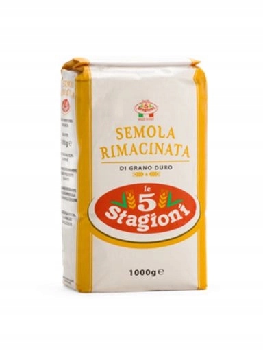 Levně 5X Mouka Semola Rimacinata 1kg 5 Stagioni