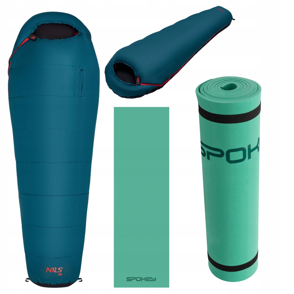 Turistický spací pytel Mumie Teplý S Kapucí Pod Stan 214x84 cm Karimatka