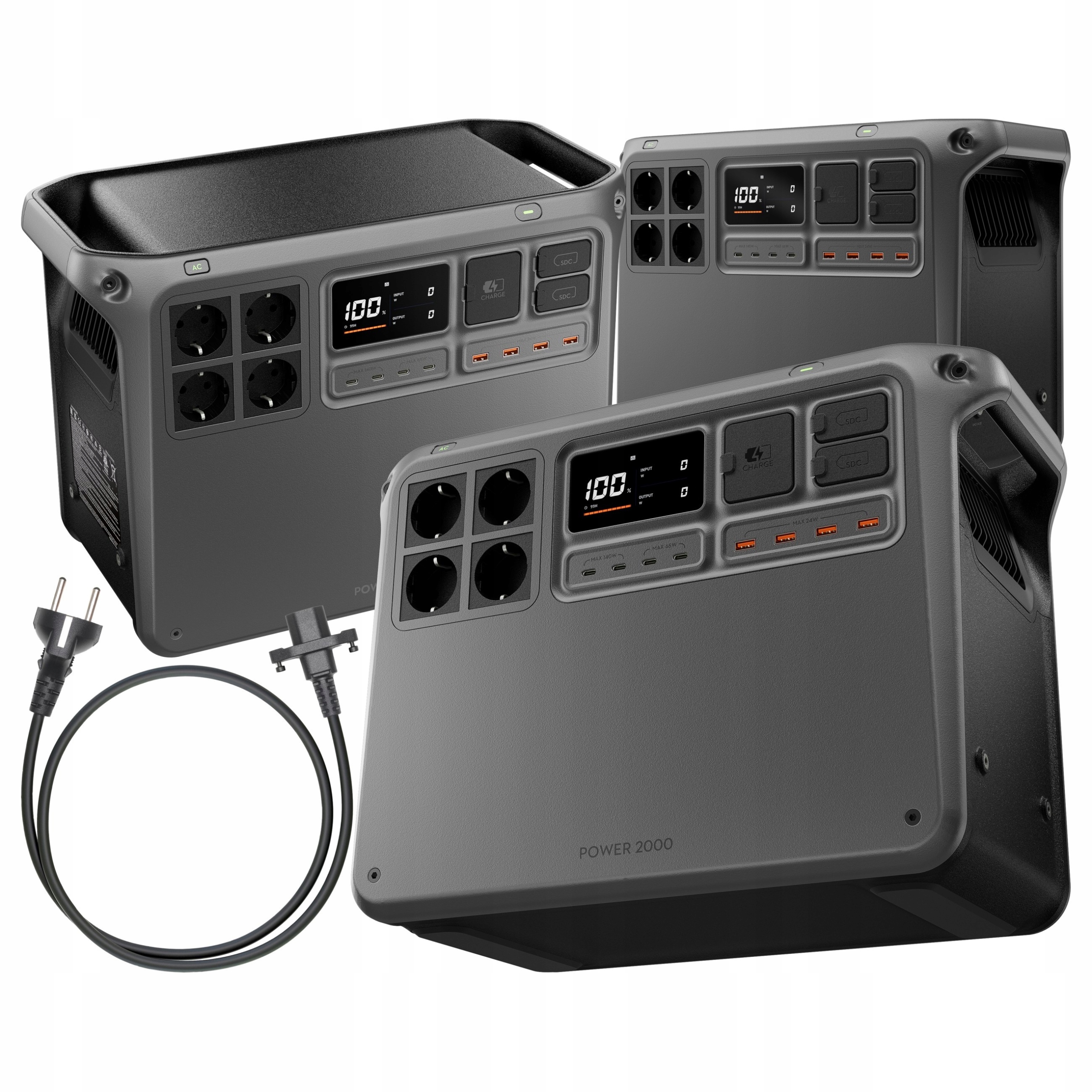 Dji Power 2000 stacja zasilania 2048Wh Lfp 3000W Ac PowerBank agregat 230V