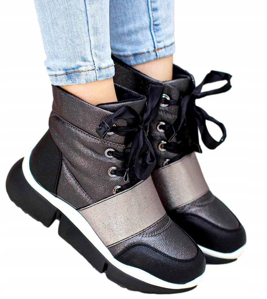 

Śniegowce botki damskie ocieplane 37