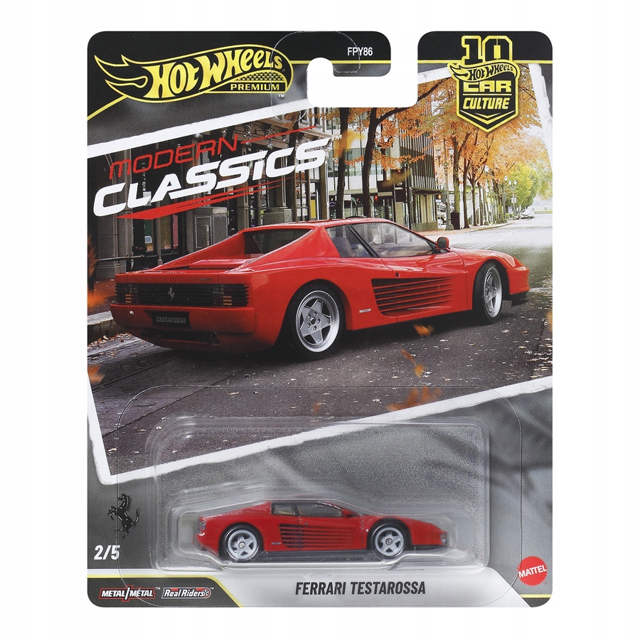 Hot Wheels Premium Car Culture Modern Classics Ferrari Testarossa JKF00