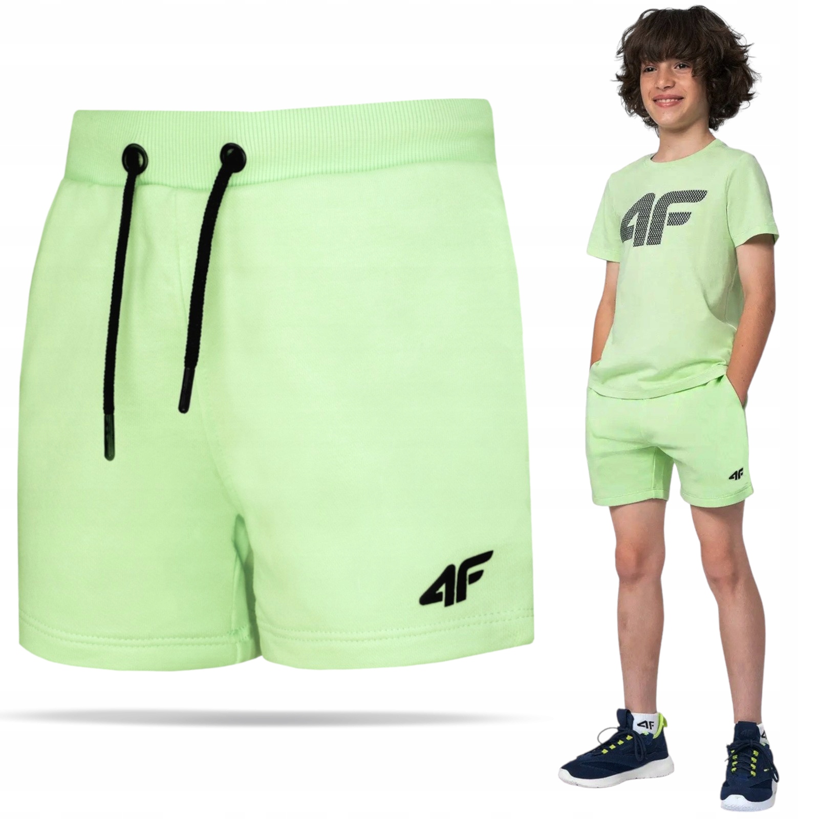 

Chłopięce Krótkie Spodenki 4F Bawełniane 164