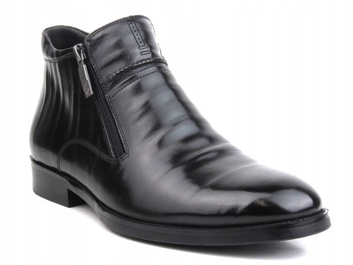 BOTKI TRZEWIKI MĘSKIE JOHN DOUBARE H35B NA SUWAKI Oryginalne opakowanie producenta pudełko