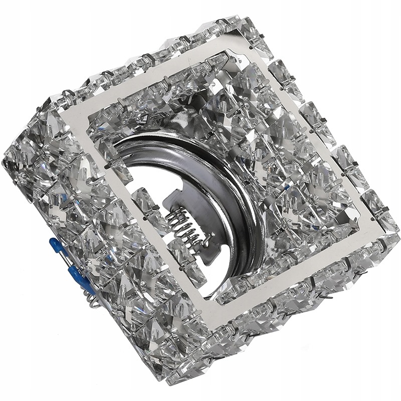 

Szklana oprawa halogenowa Sufitowa Kryształ GU10