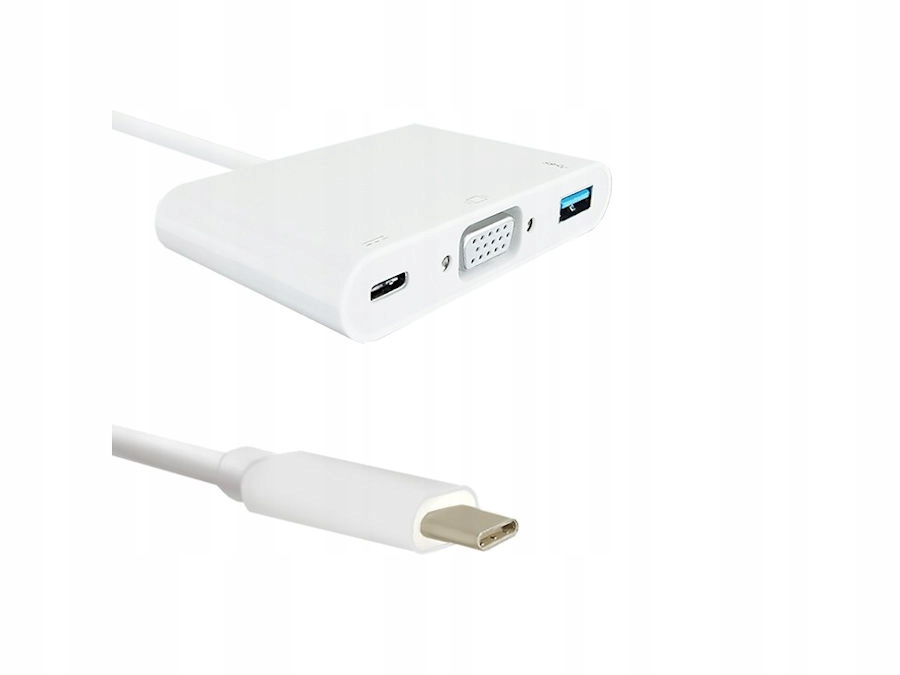 Adapter Usb-c -> Vga Usb 3.0 A Usb 3.1 Typ C Pd Qoltec 50426