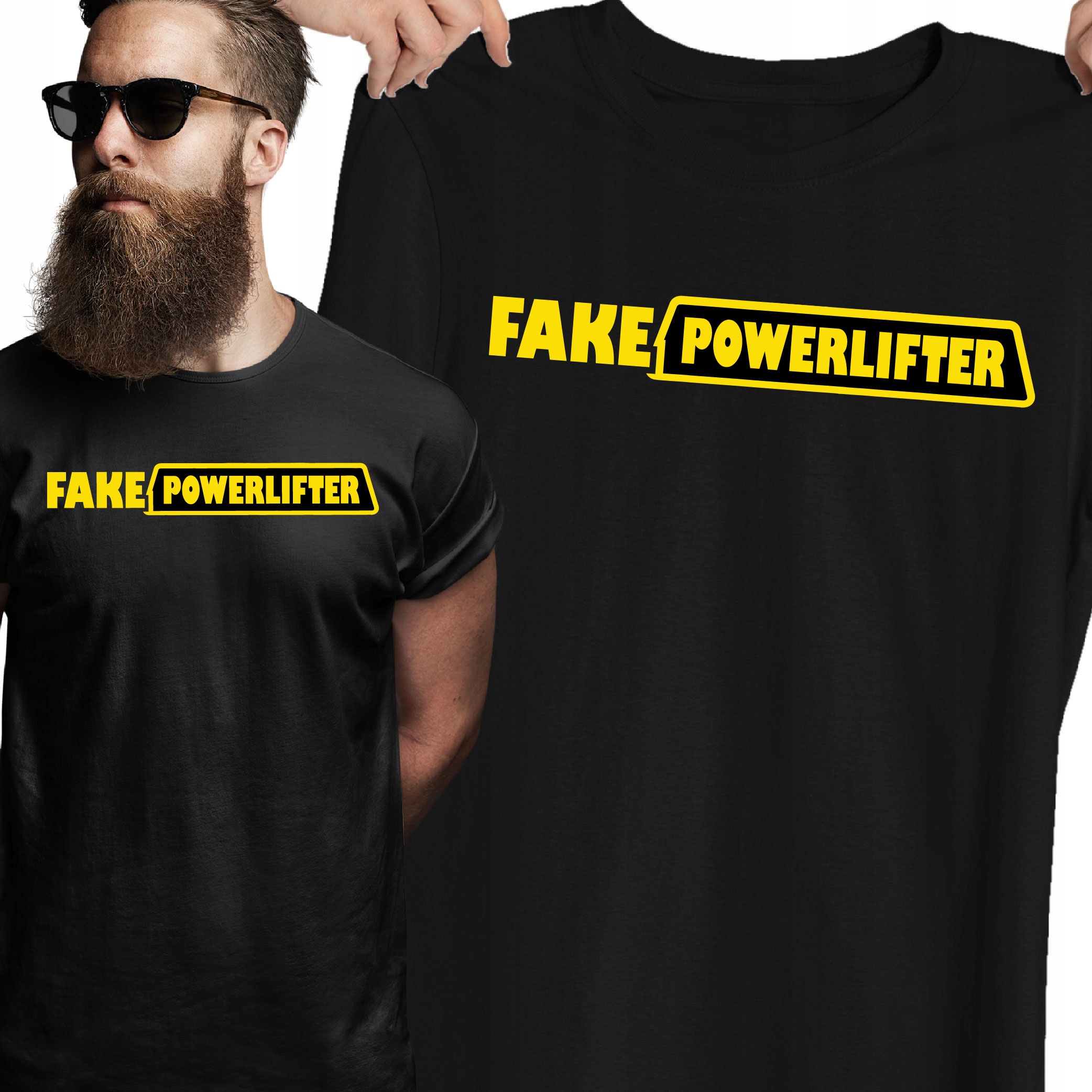 

Śmieszna Koszulka Dla Trójboisty Fake Powerlifter