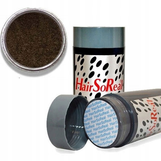 Hair So Real 28 g Hsr Usa HairSoReal Zahušťování vlasů Vlákna Středně hnědá