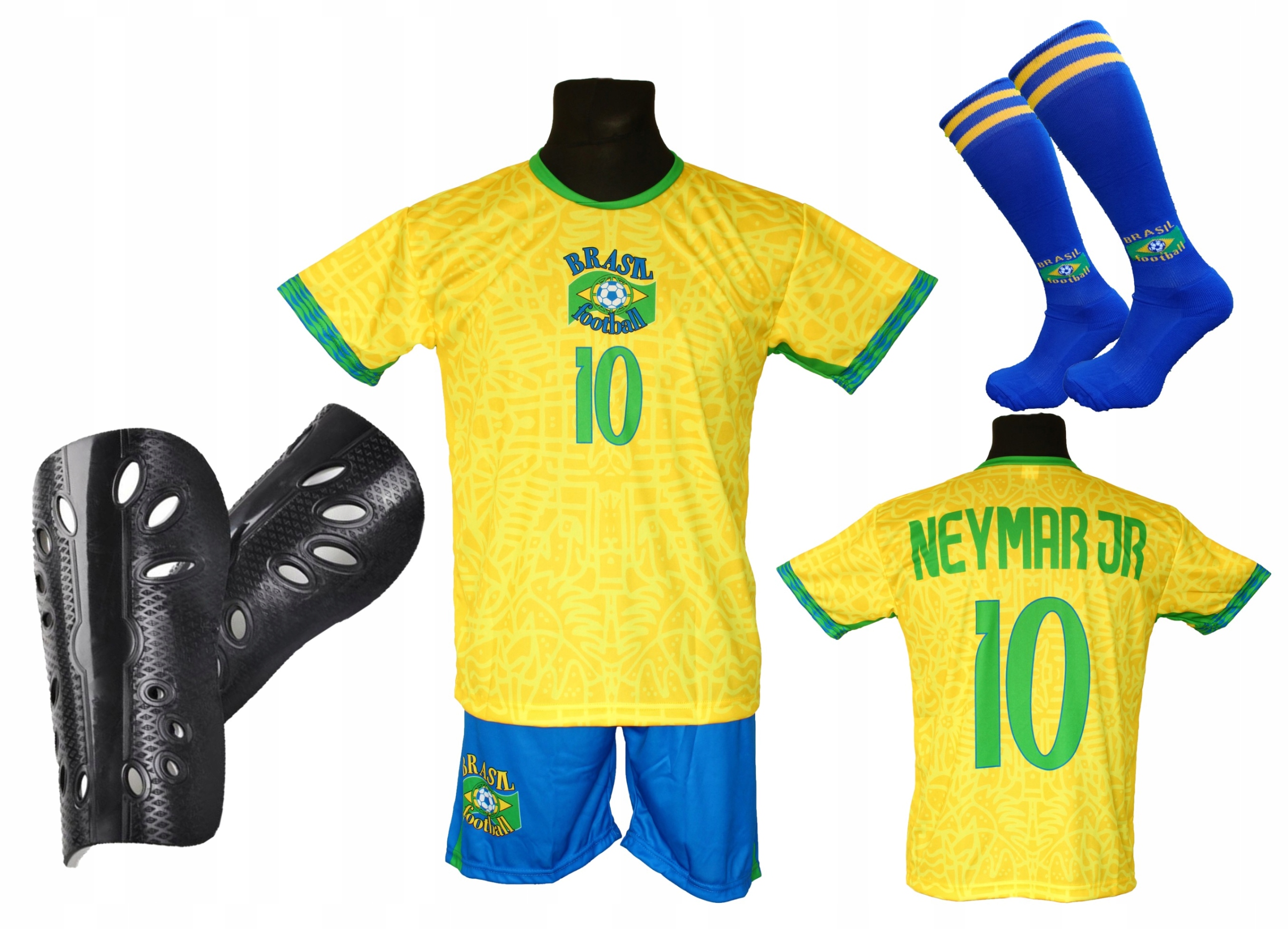 Neymar Jr sportovní set fotbalového oblečení Brazílie vel. 158