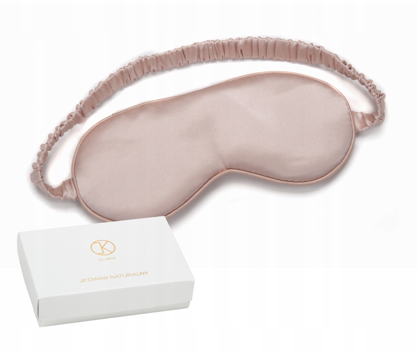 

Klara Jedwabna Opaska Na Oczy Różowa Jedwab