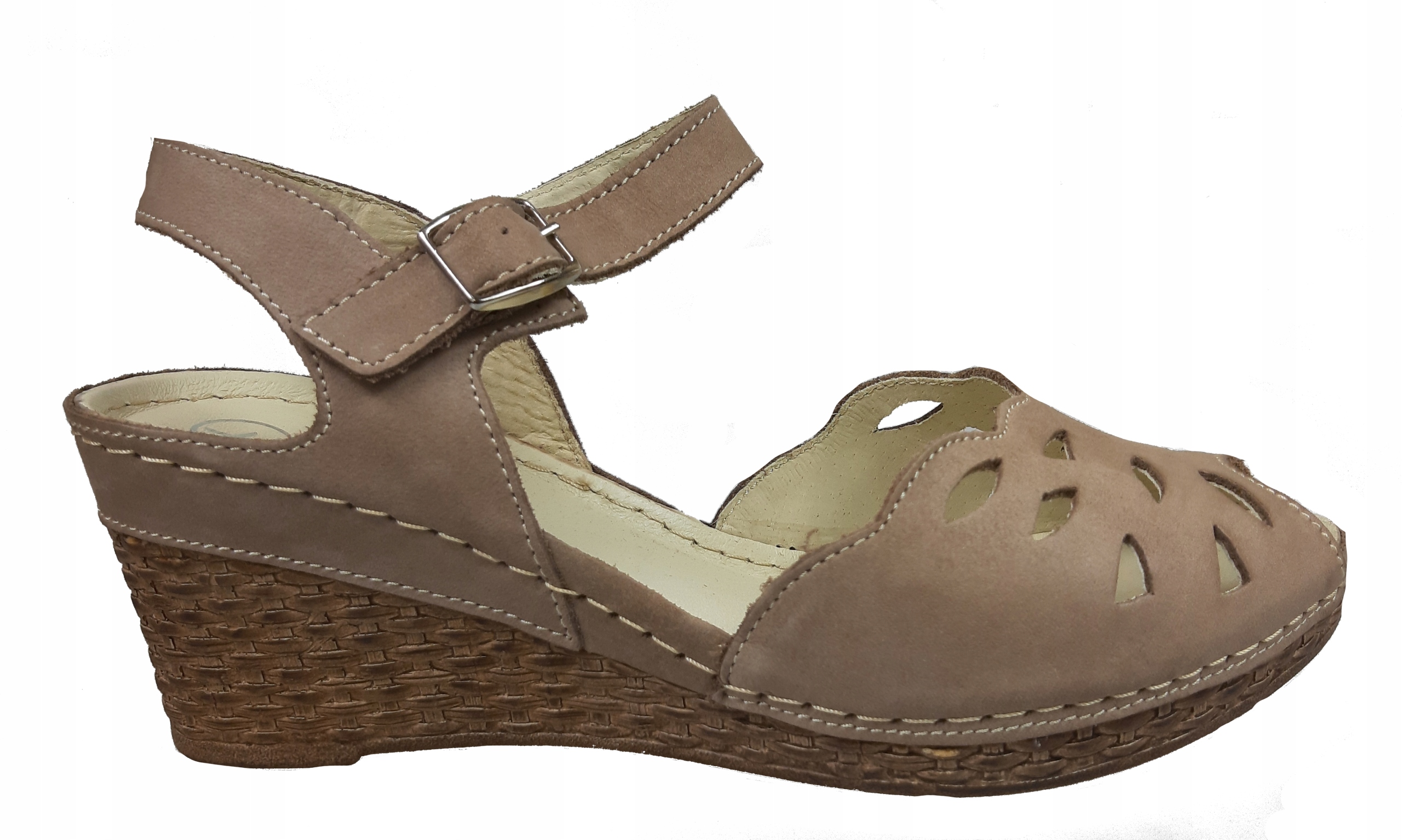 Sandály Helios 4023 Béžová r41