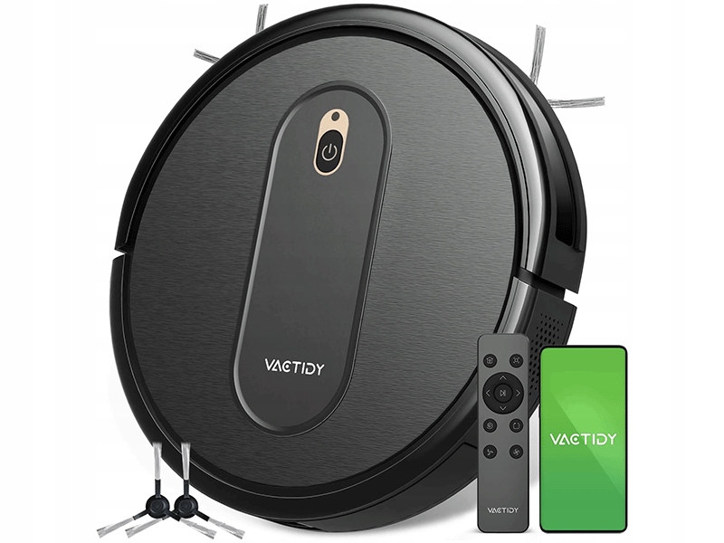 Robot Sprzątający Odkurzający Automatyczny VACTIDY T6 WiFi APP