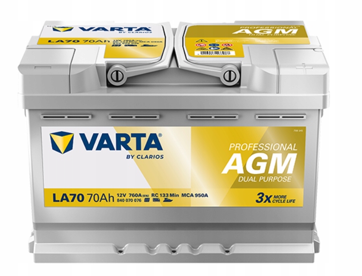 Batéria Varta 840070076K312