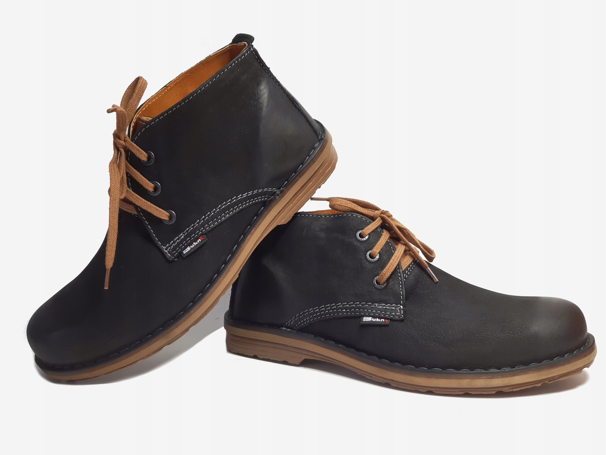 Bukat 174z pánské boty Polské černé 42 Kůže Nat