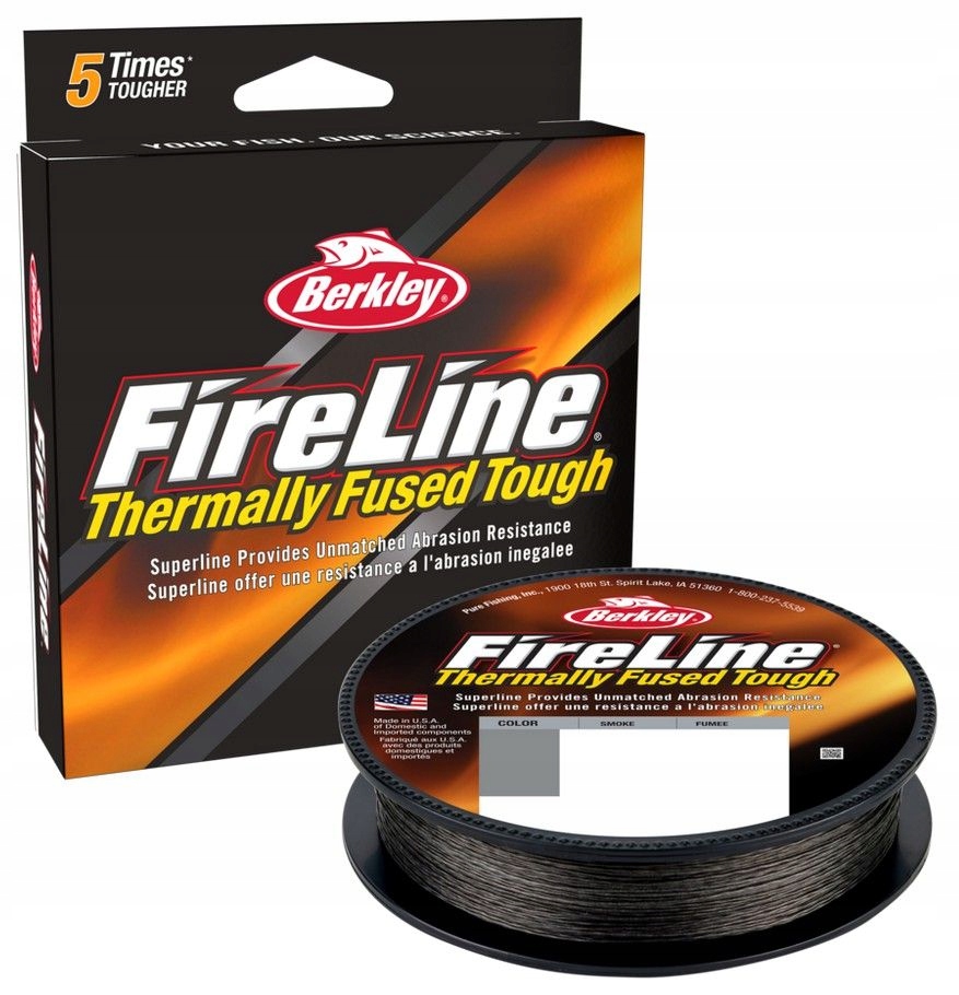 Plecionka Berkley Fireline Fused Smoke 0,39mm 150m Średnica (mm): 0.39