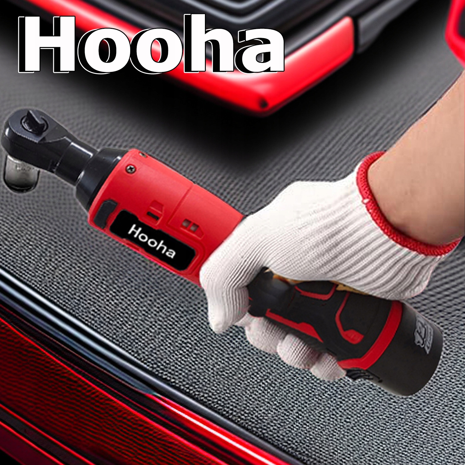 KLUCZ GRZECHOTKA UDAROWA AKUMULATOROWA 3/8" 65N.m 2xAKU 2Ah NASADKI WALIZKA Marka Hooha