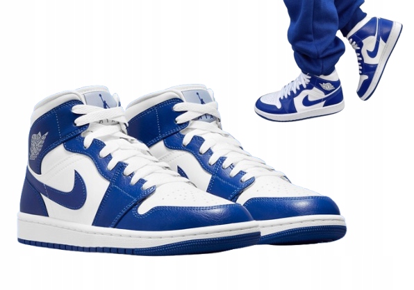 Dámské Boty Nike Air Jordan 1 MID Kentucky Blue