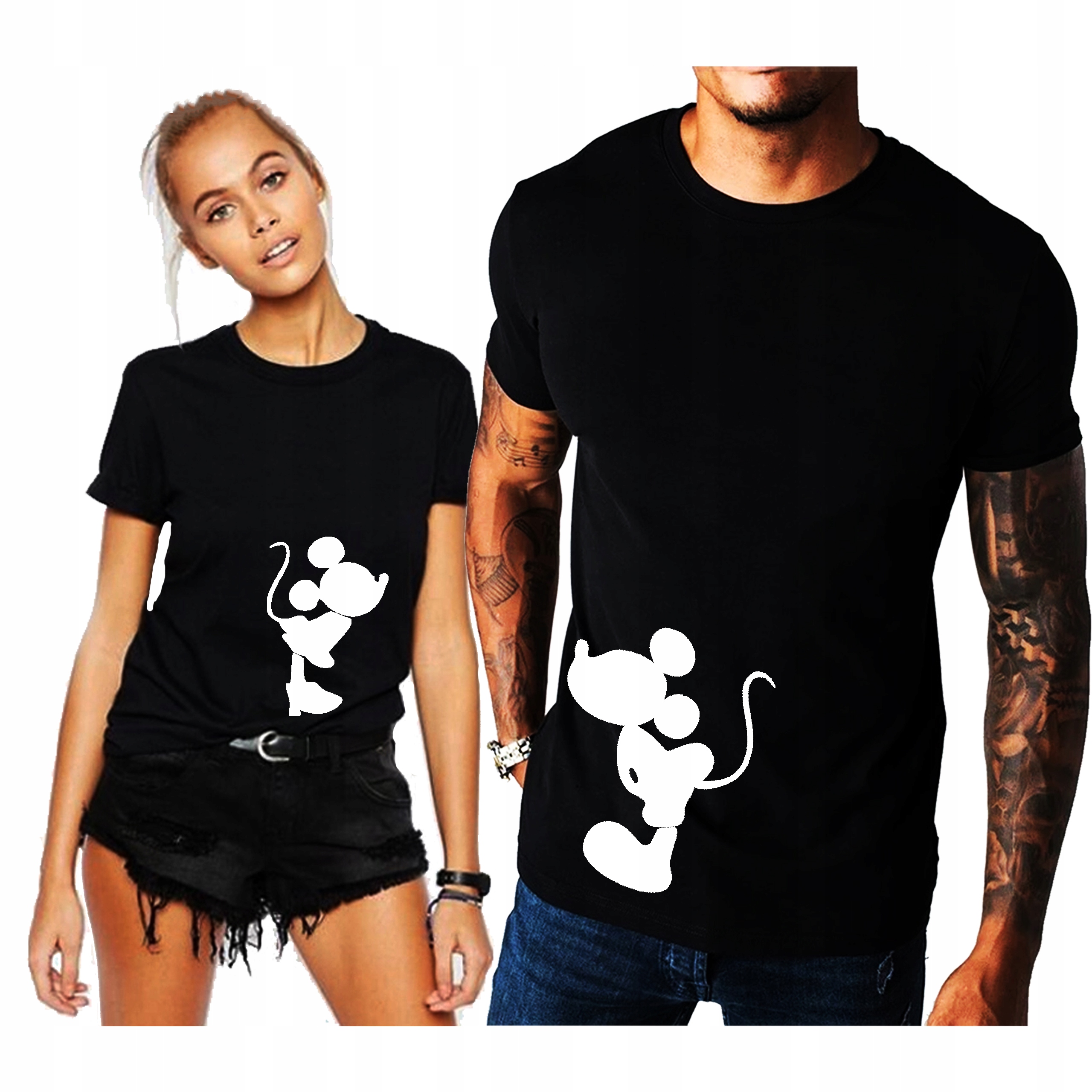 

Koszulki T-shirt dla par damska męska XL