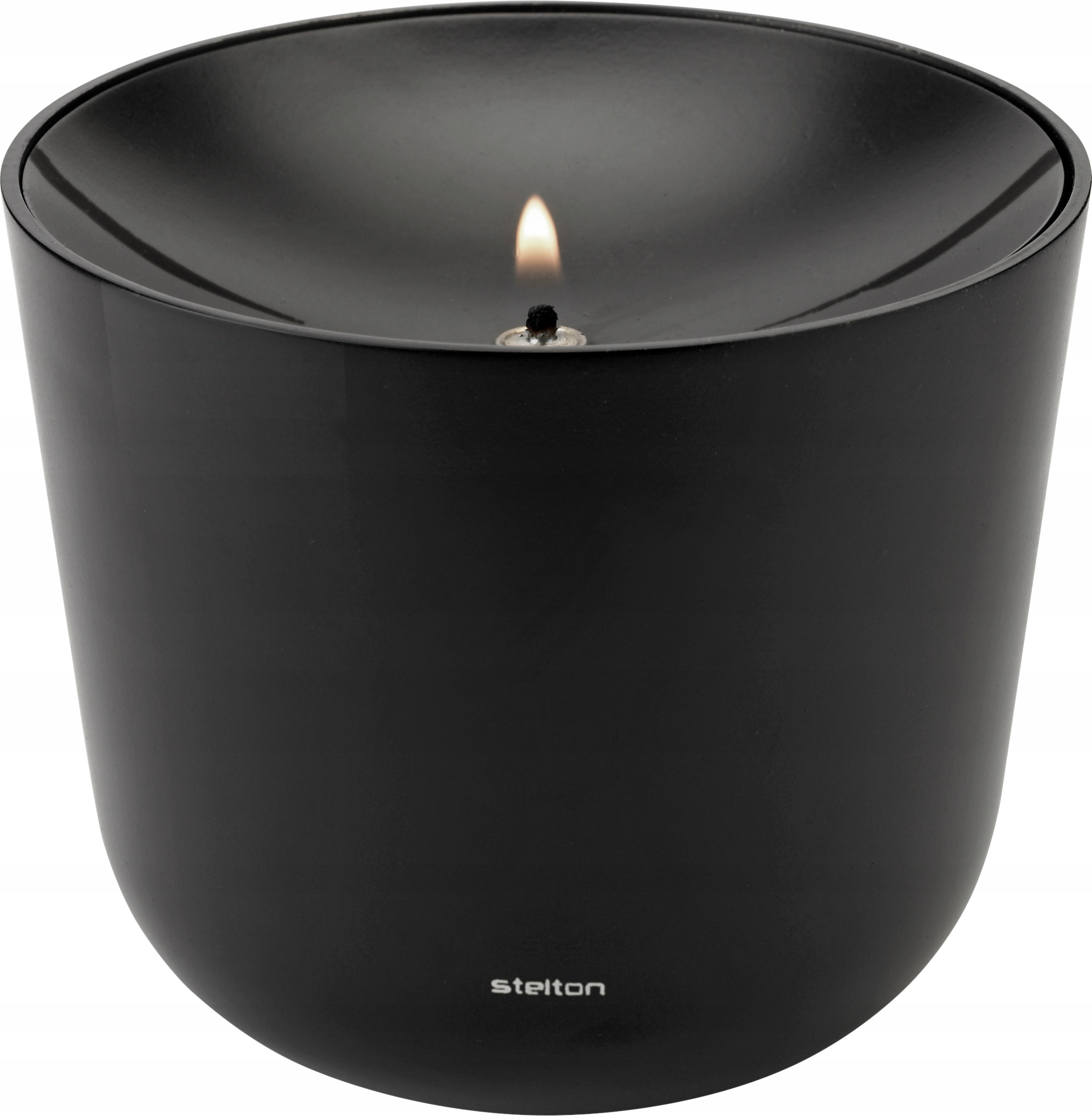 Stelton Solis Svícen Olivová lampa Černá