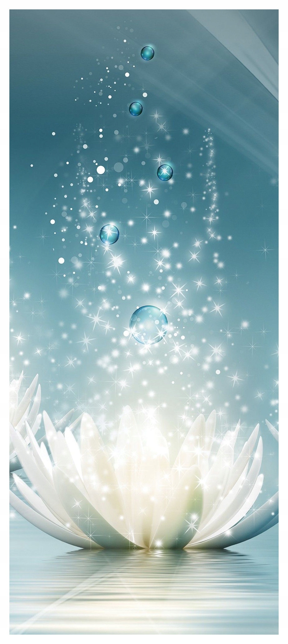 Samolepka Fototapeta Lotos Klid a elegance v Bludišti 91x211