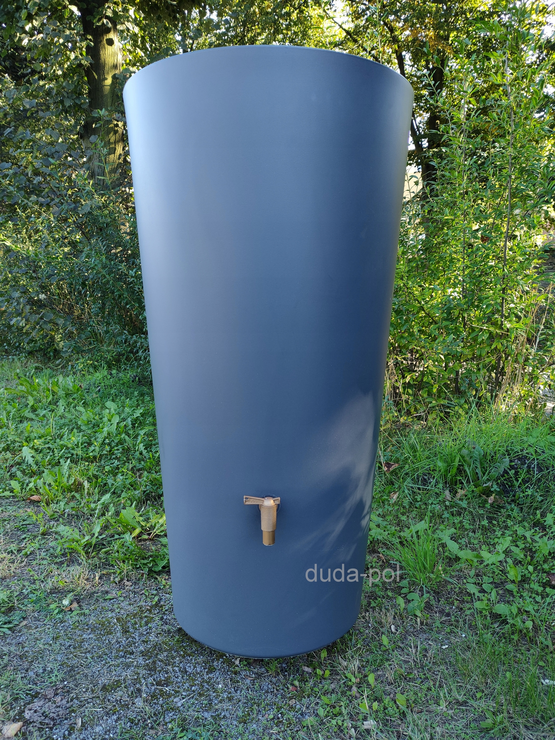 BECZKA ZBIORNIK POJEMNIK NA DESZCZÓWKĘ WODĘ 150 L DONICA NA KWIAT + KRANIK Marka Duda-pol