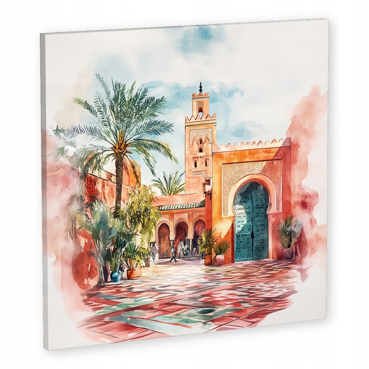Obraz Na Plátně Canvas Město Maroko Marrákeš Afrika Arabský Oblouk 50x50